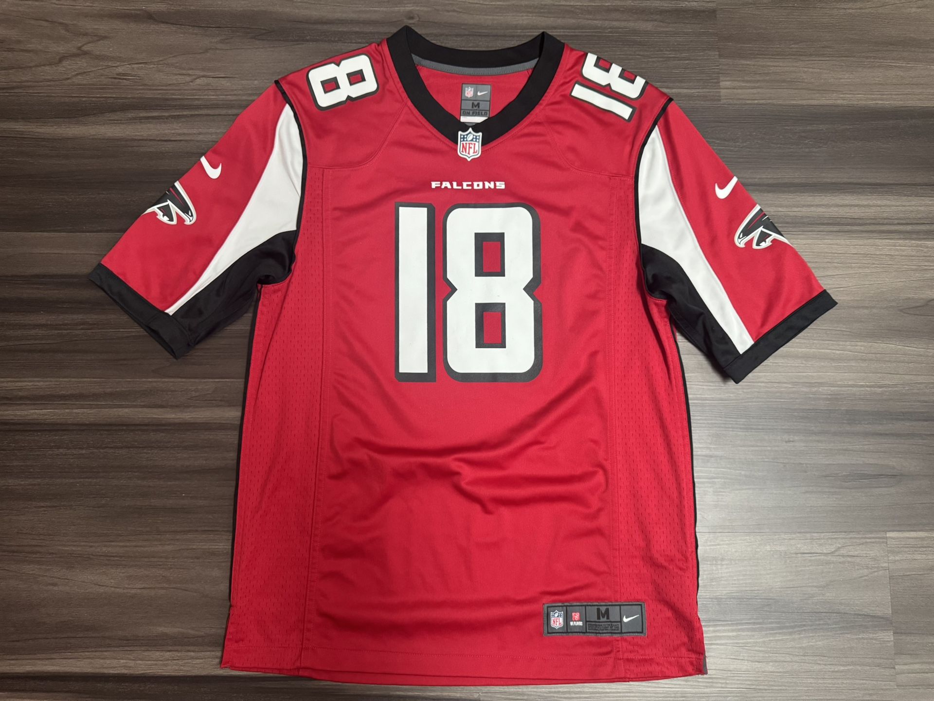 Nike Atlanta Falcons Calvin Ridley #18 NFL On Field Home Jersey Men’s Medium