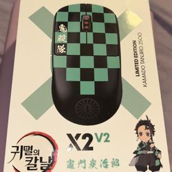 Pulsar X2V2 Demon Slayer Tanjiro with 4k Dongle Gaming Mouse PC