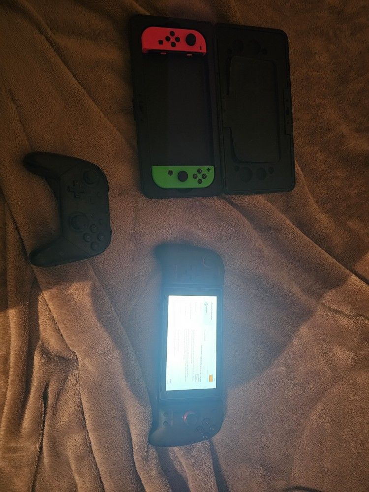 Nintendo Switch with games and extras