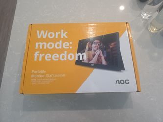 AOC Protable 15.6" Monitor