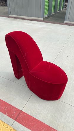 Chair red velvet free