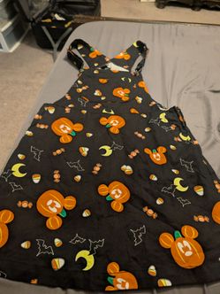 Disney Mickey Mouse Halloween Pumpkin Treats Skirtall