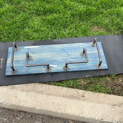 Half Inch Gas Pipe Wall And A To-Do Board
