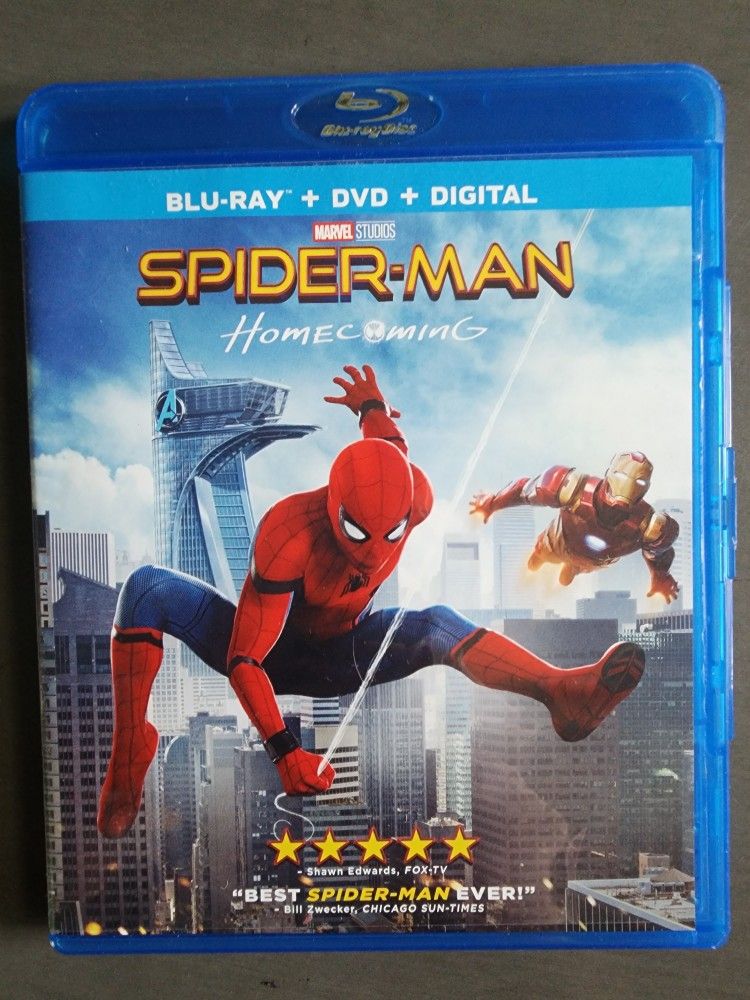 Spider-Man Homecoming Blu Ray (Digital Code Not Included)
