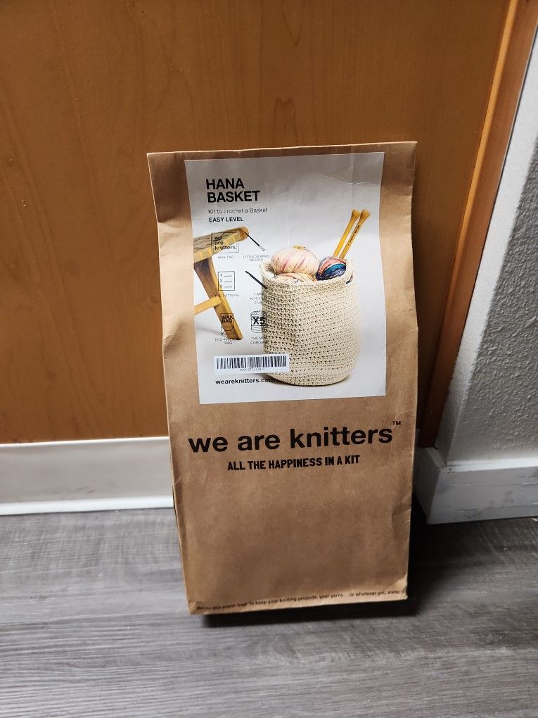 Kit To Crochet A Basket