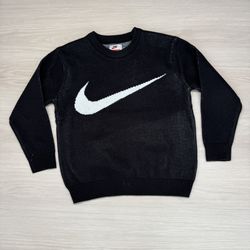 Nike Supreme Knit Crewneck Sweater Black Brand New Size Medium Large