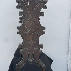 Vintage 19th Century Carved Quilt/blanket Rack