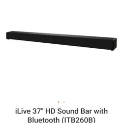 Ilive 37" HD Soundbar With Bluetooth