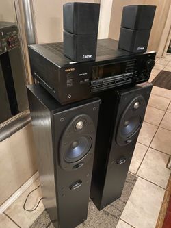 Onkyo stereo system w/towers