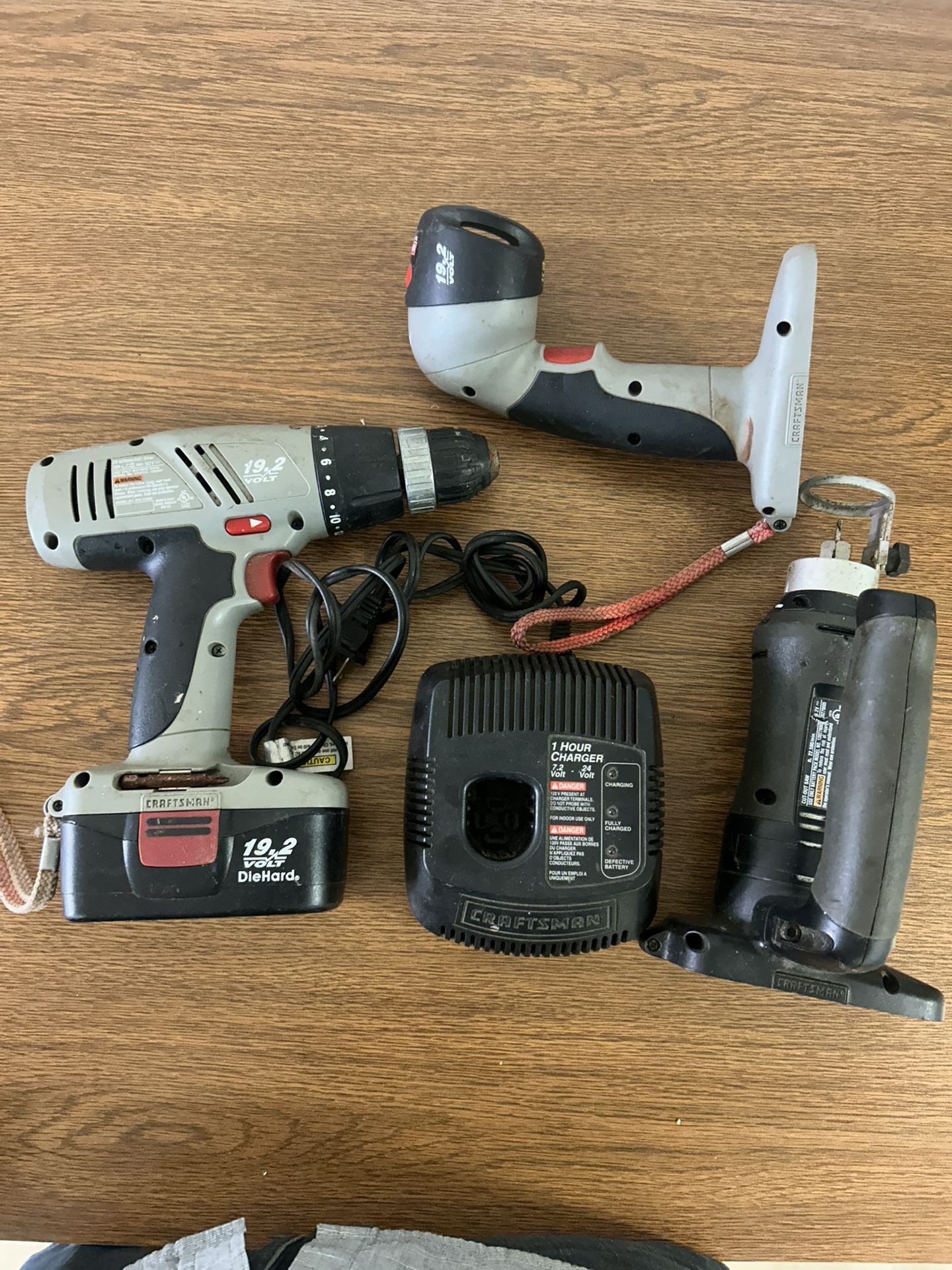 Craftsman 19.2 Volt Cordless Tool Set