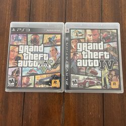 PS3: GTA V AND GTA IV☀️☀️☀️