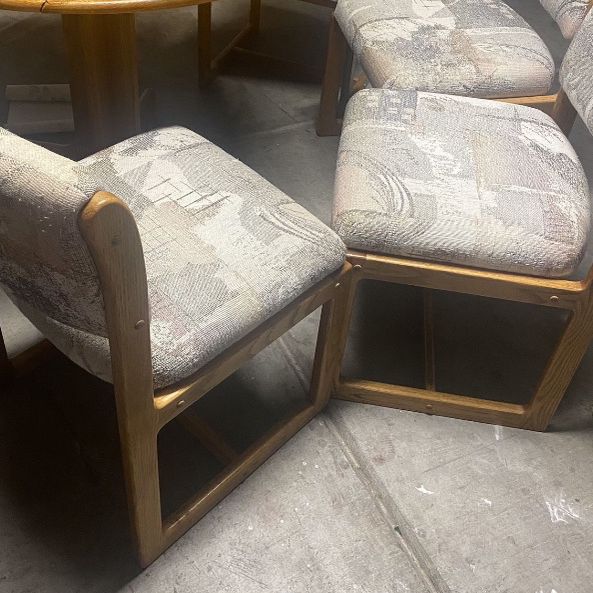 4 used chairs for $40!