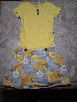 Kids yellow dress