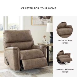 Faux Leather Recliner