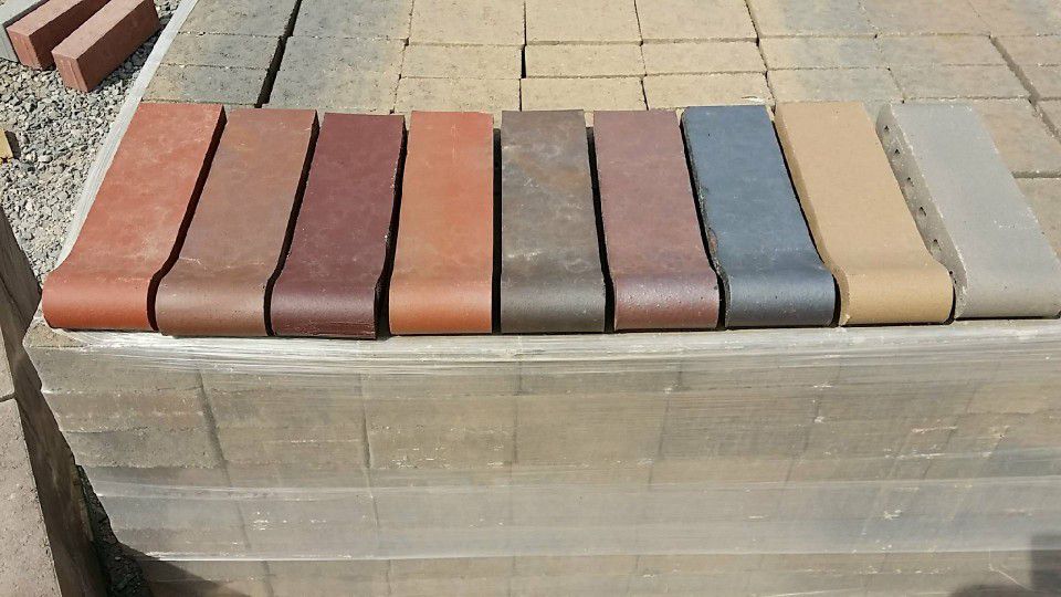 SAFETY GRIP BULLNOSE BRICK POOL COPING $2.50 EACH.
