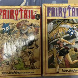 Fairy Tail Manga Volume 1,2