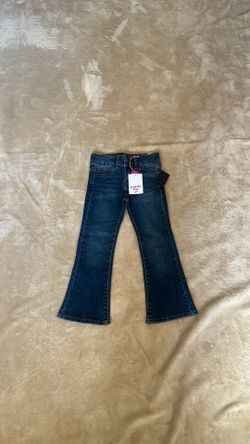 Celebrity Pink Little Girls Mid Rise Flare Jeans Dark Wash
