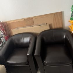 Furniture Couch And Club Side Chairs