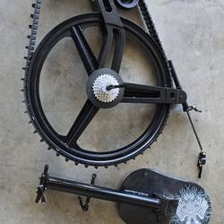 Gasbike/Ktrak snow bikt conversation kit