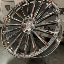26x10 KOKO Kuture Urfa chrome wheels Brand New