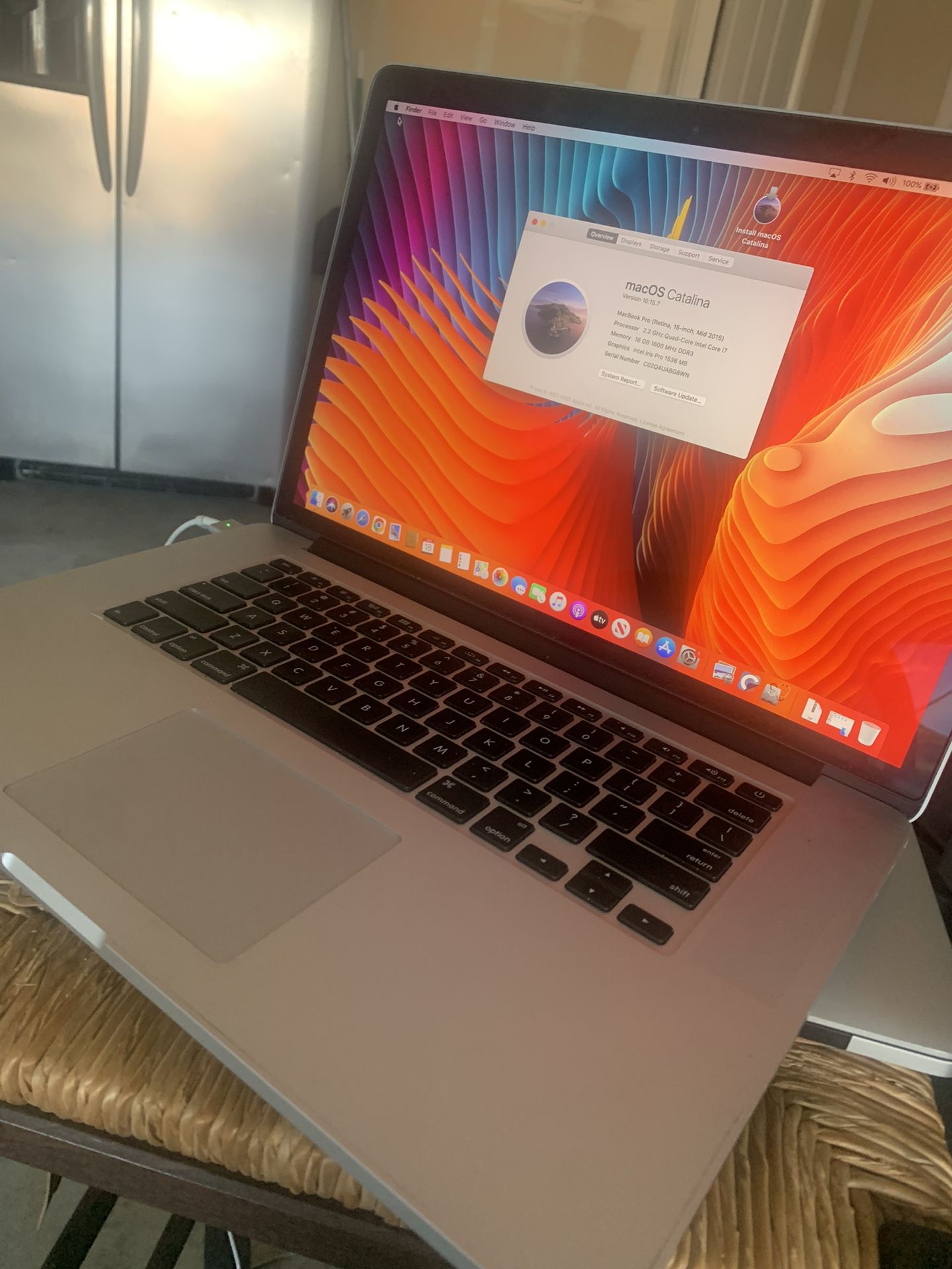 Sweet Retina 15” i7 2015 16gb Catalina