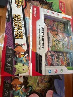 Ascended heroes Pin Collections and series 2 first partner