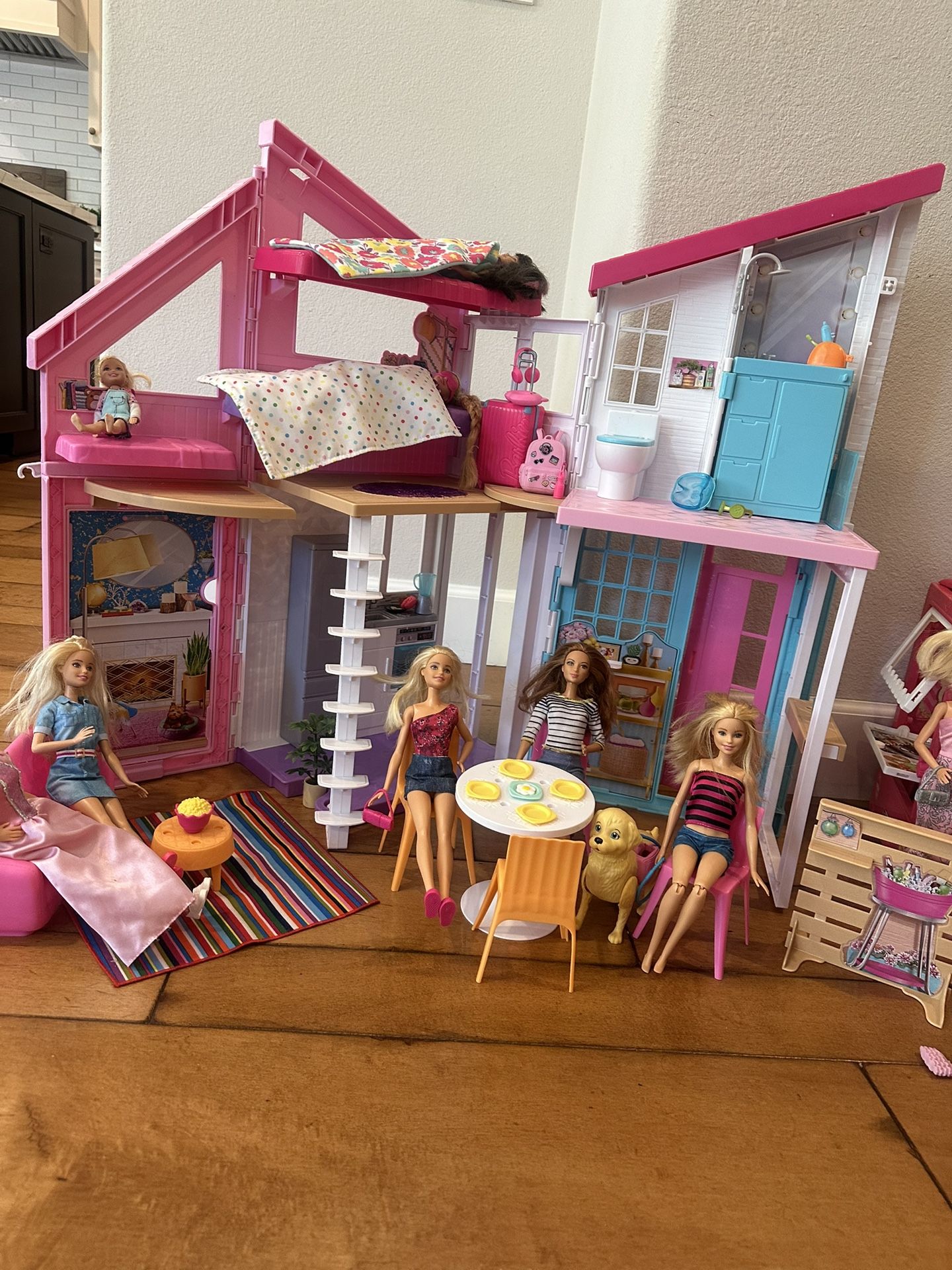BARBIE Playhouse, Motor Home, Dolls, Etc.