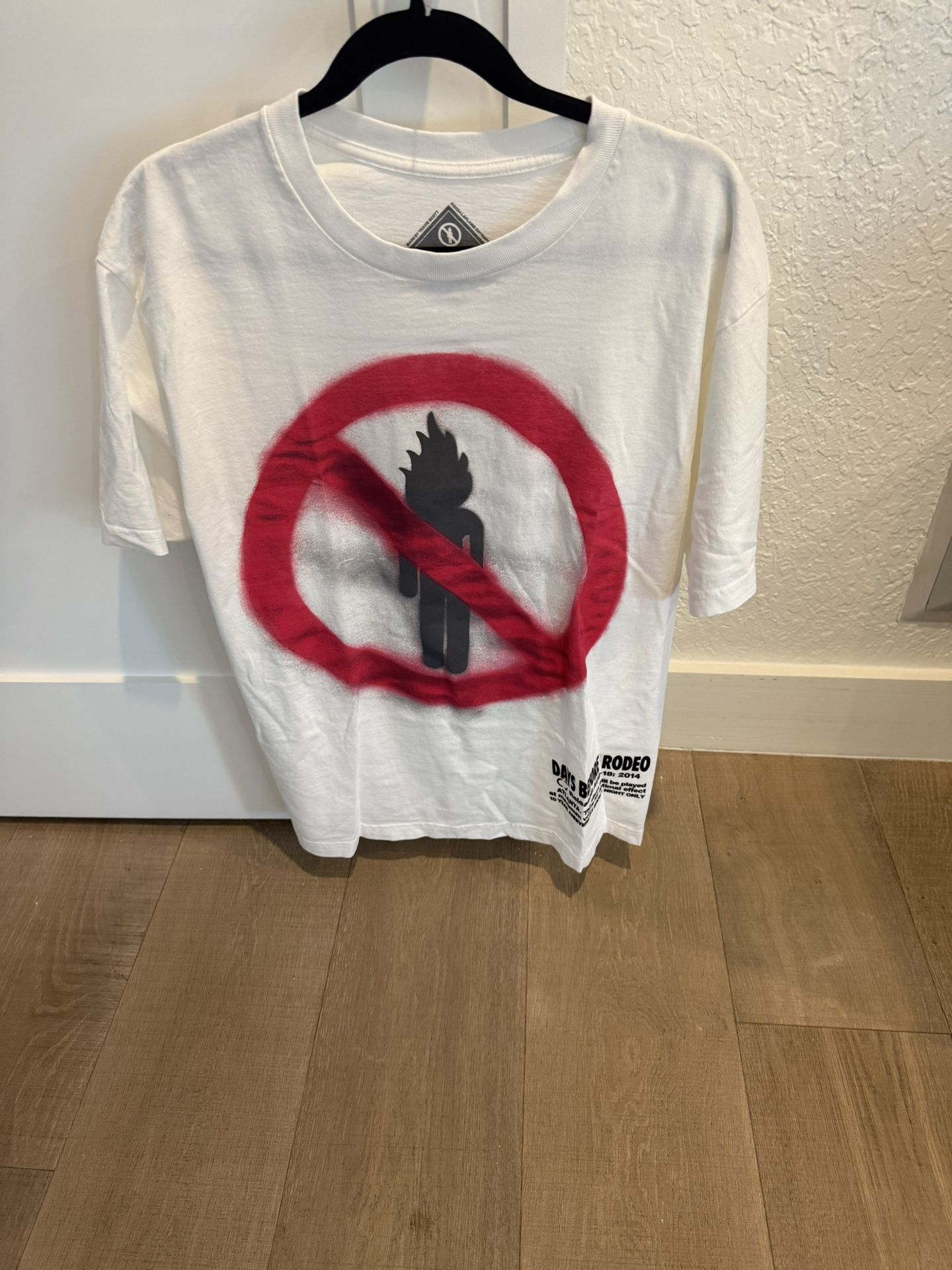 TRAVIS SCOTT DAYS BEFORE RODEO ATLANTA EXCLUSIVE CONCERT SHIRT CACTUS JACK LARGE