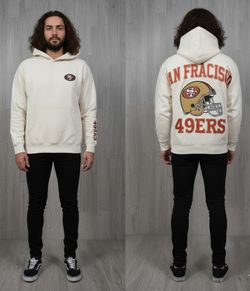 San Francisco 49ers Fleece Hoodie Niners Bay Area BONE COLOR