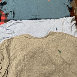 Mens Size Large RL Polo T-shirt Lot