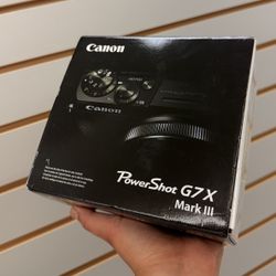 Canon Power Shot G7x Mark III 