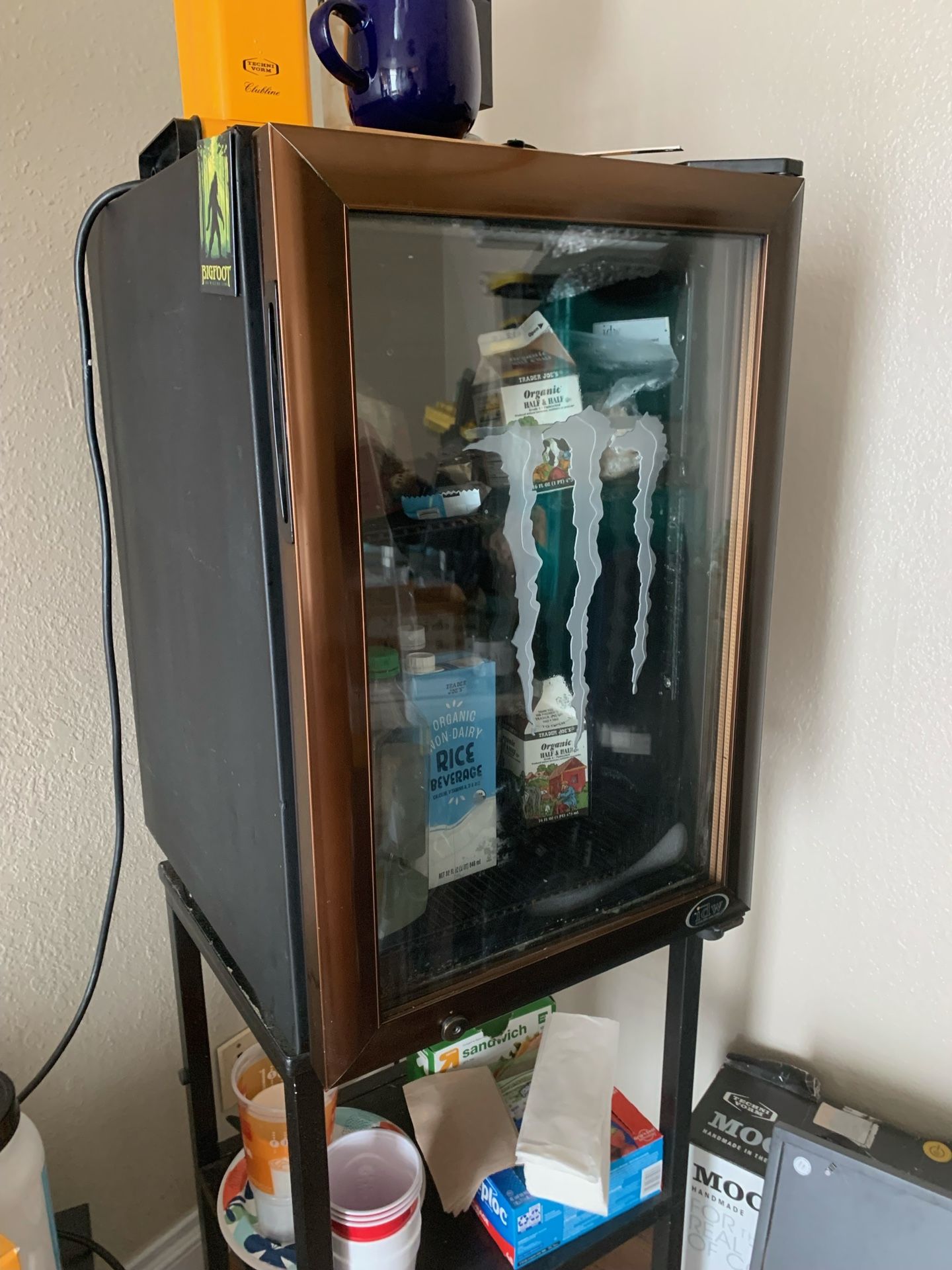 Monster Energy Mini Fridge / Display Cooler – Glass Door