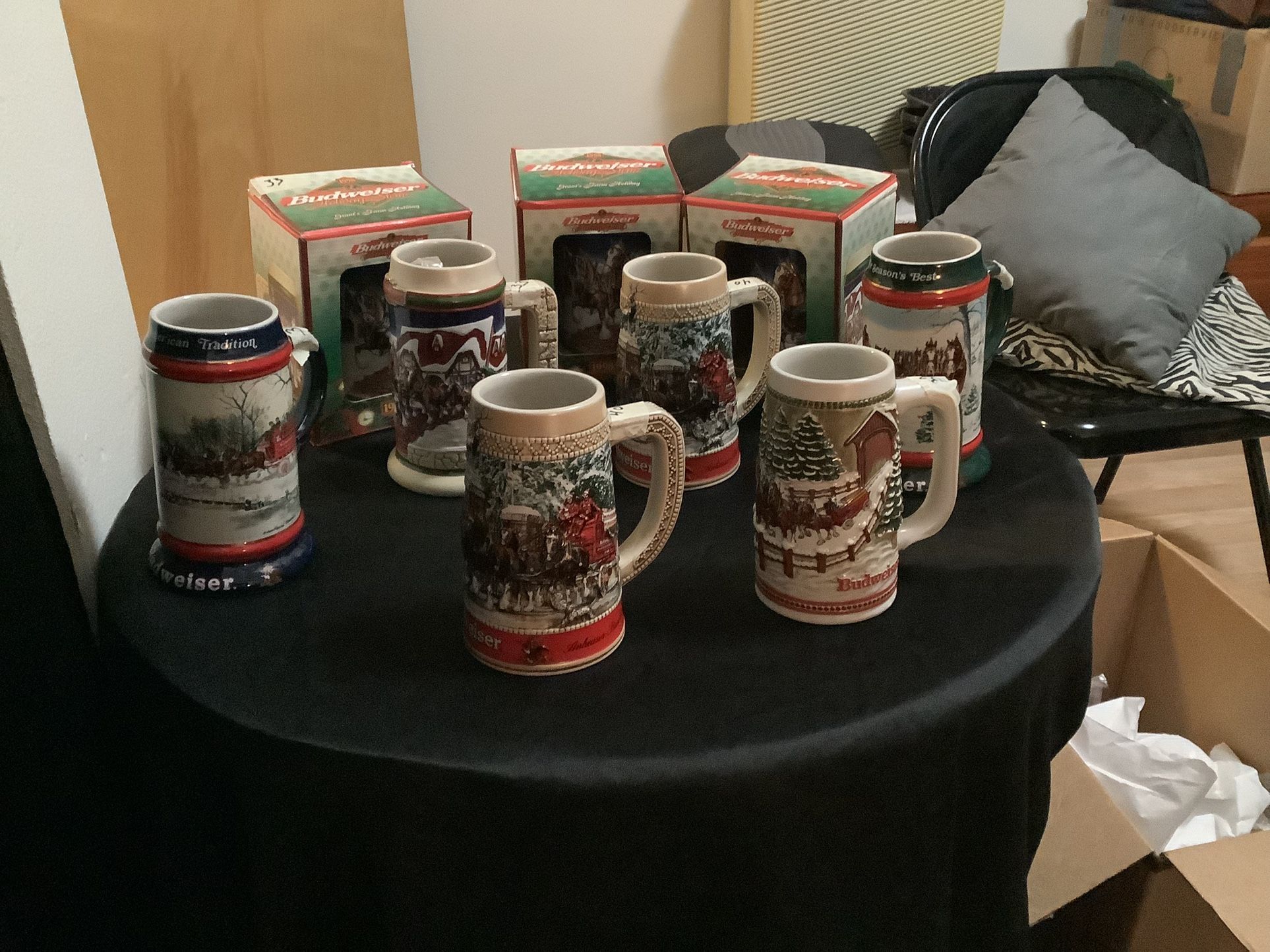 Budweiser Steins