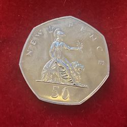 50 Pence 1971 Proof Elizabeth II 