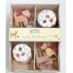 Kittens Cat Meri Cupcake Holders Set 24 Birthday