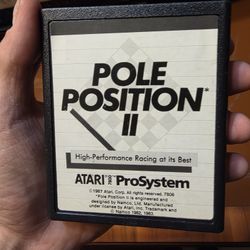 Atari Pole Position II Atari 7800 Racing Game Cartridge 1987 
Like new 