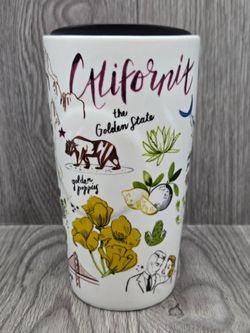 Starbucks California Ceramic Travel Tumbler