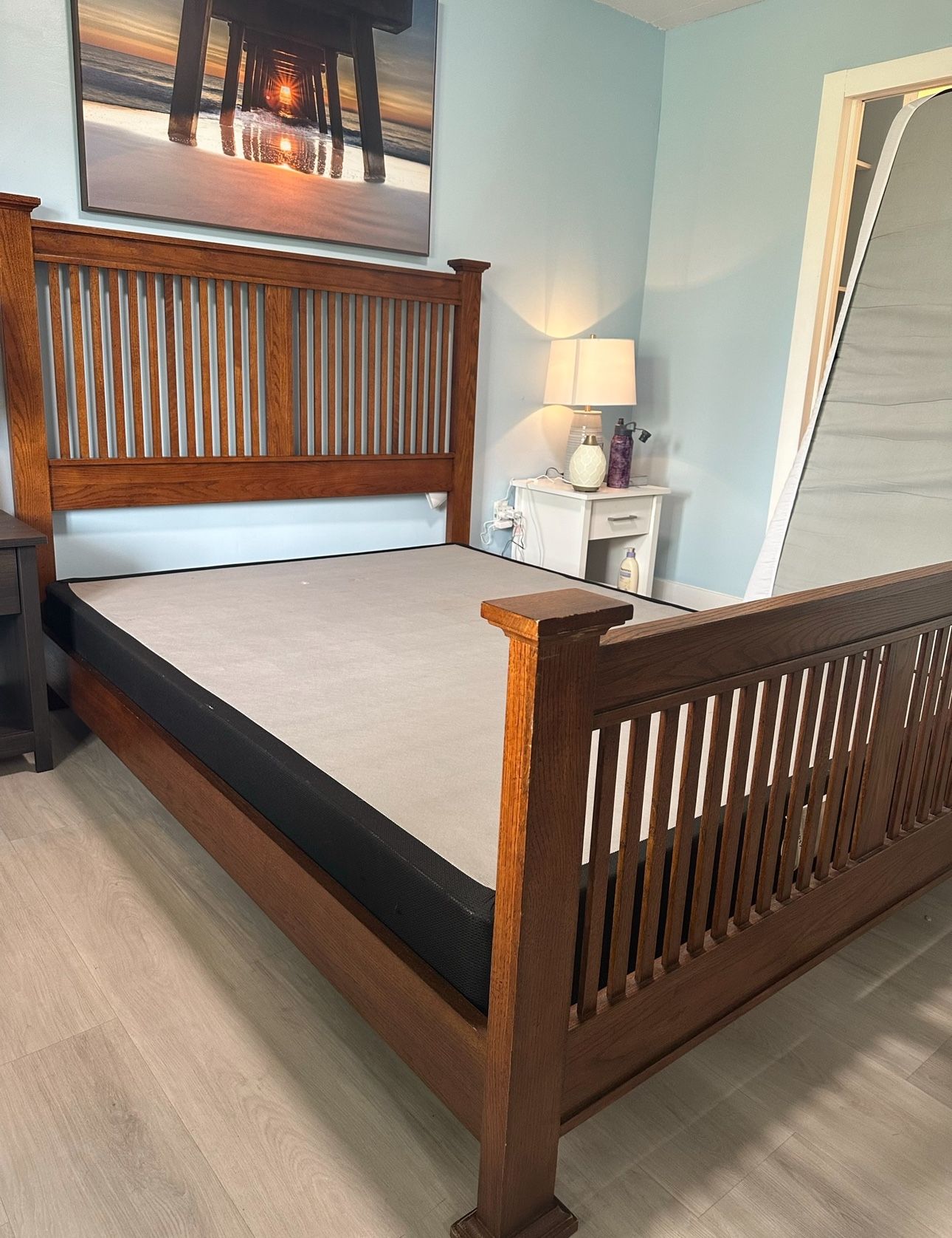 Queen Bed Box Spring For Sale for Sale in Miramar, FL OfferUp