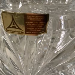 Crystal Ice Bucket with Lid