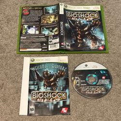 BioShock (Microsoft Xbox 360, 2007) Complete CIB w/ Manual