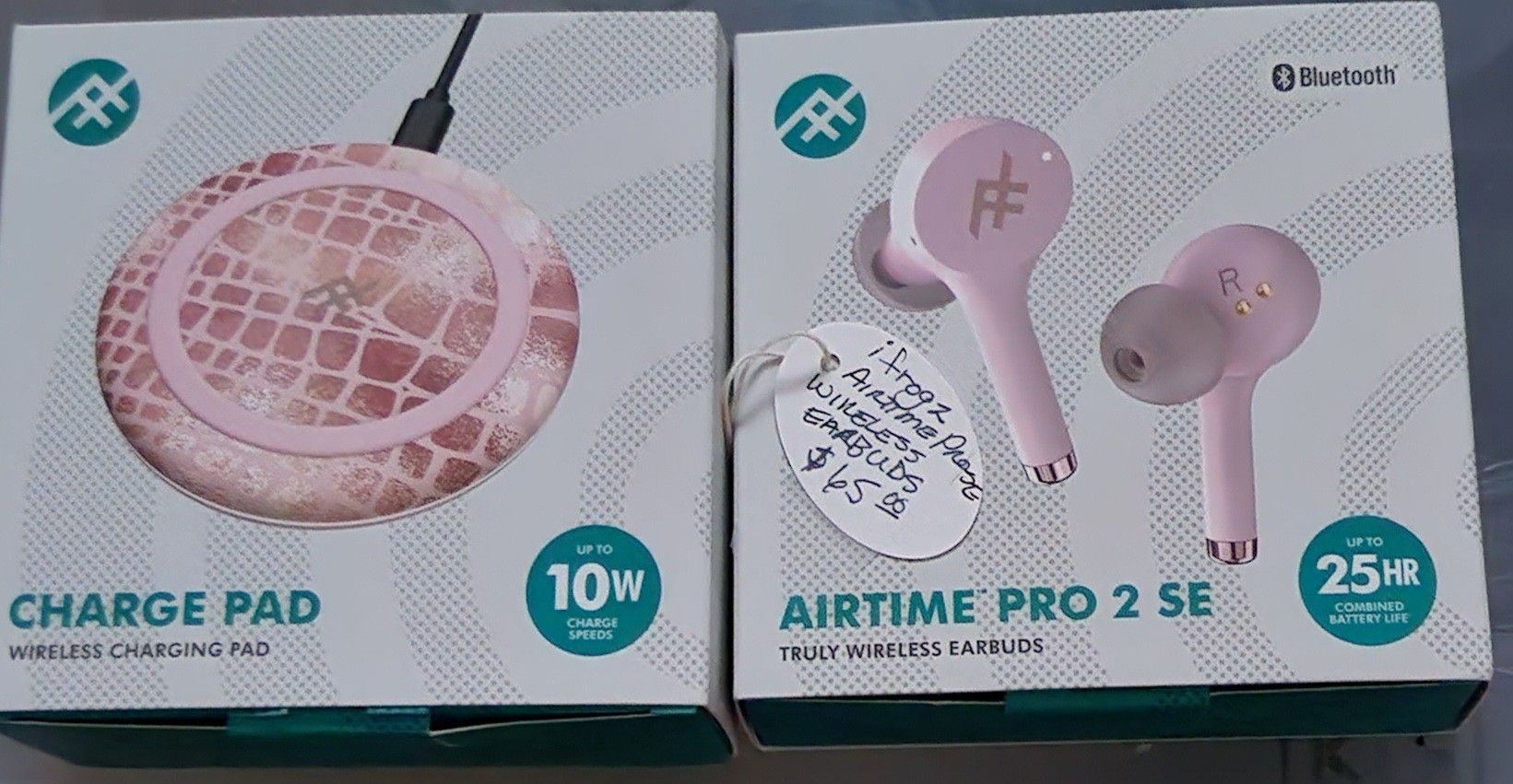 ifrog Bluetooth Airtime Pro Pink Earbuds