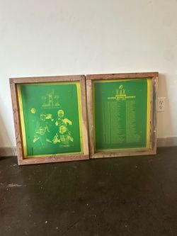 🏈‼️🗣️2017 Super Bowl LI Screen Printing Frames - Set of 2 (DTLA / USC)