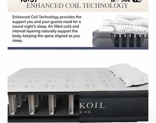 Free king size air mattress used only 2 times