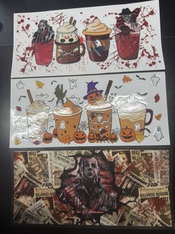Halloween 16 oz wraps