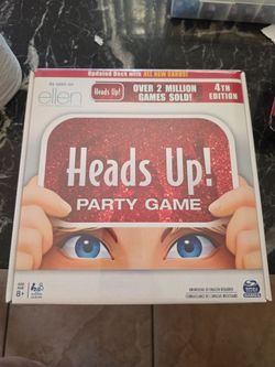 Ellen Heads Up party game