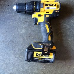 Dewalt 20 V Brushless Drill + Batery