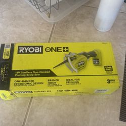 Ryobi 18v Cordless One Hand Pruning Recip Saw Jig Saw 