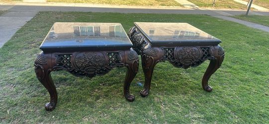 Redwood Marble Tables