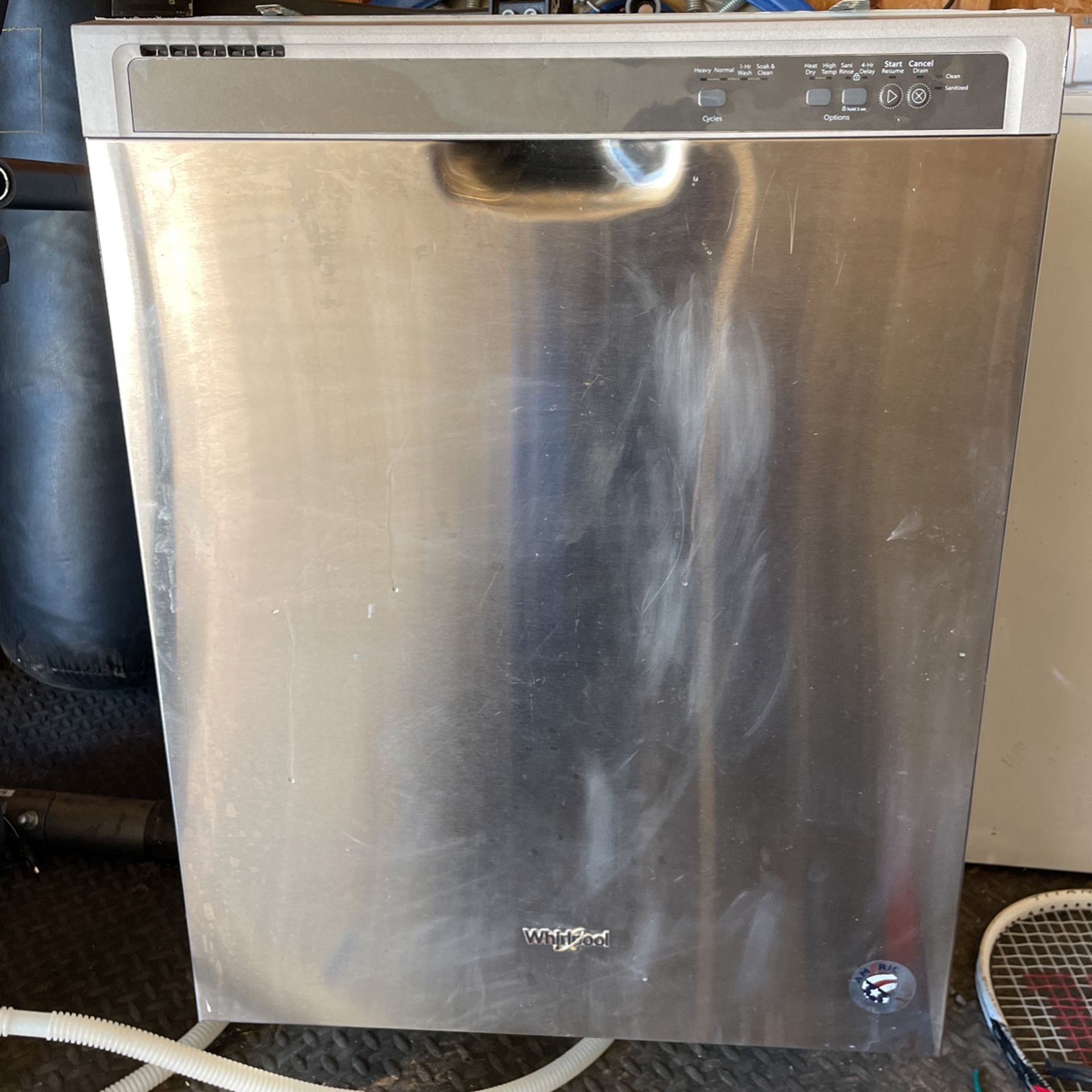 Used Whirlpool Stainless Steel Dishwasher