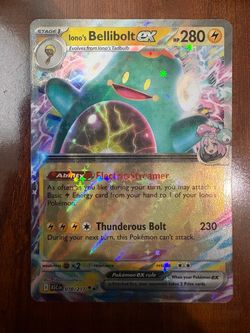 Pokemon Iono’s Bellibolt EX 70/217 Ascended Heroes Ultra Rare Holo MINT